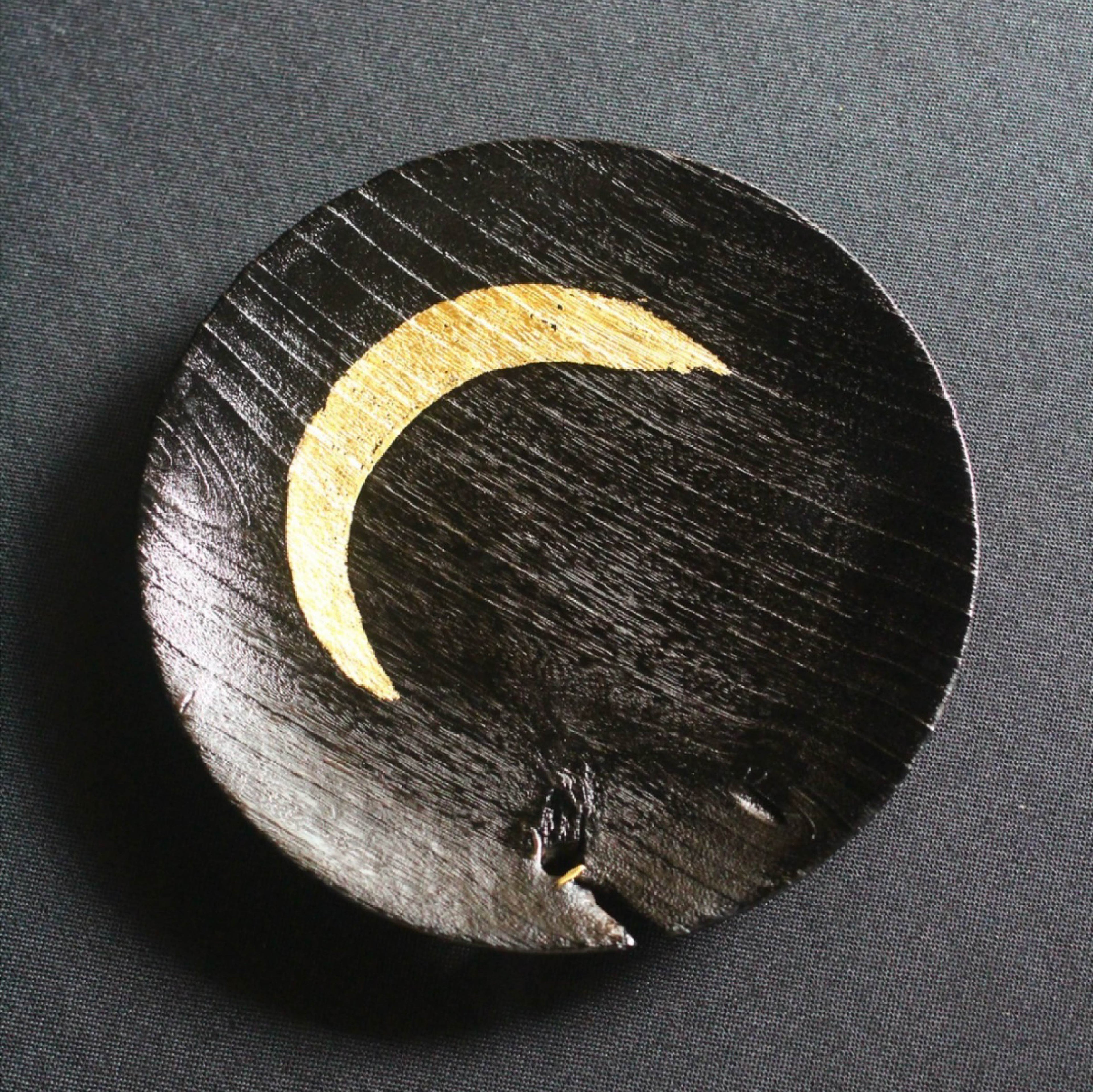 Taomujian Camphor Lacquered Large Tea Tray - Moon - Handcrafted, Only One Limited