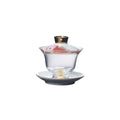 Chinese Tea Cup with Lid - Fong's Golden Traditional Gaiwan