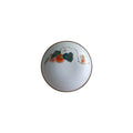 Hand-Painted Autumn Harvest Persimmon Plate