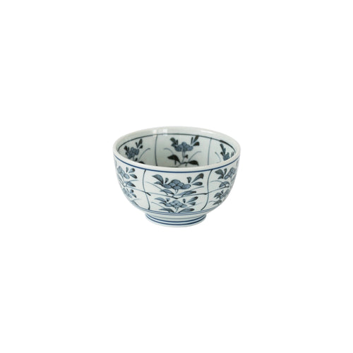 Blue-Painted Pastoral Blue and White Porcelain Bowl