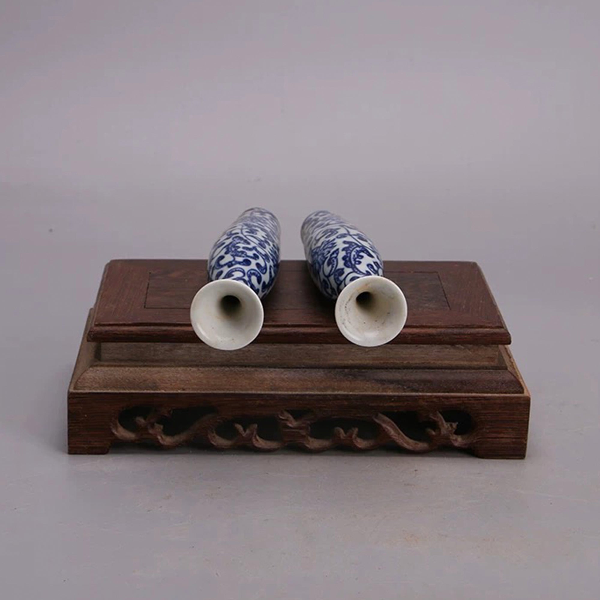 Lotus Vine and Willow Leaf Vase