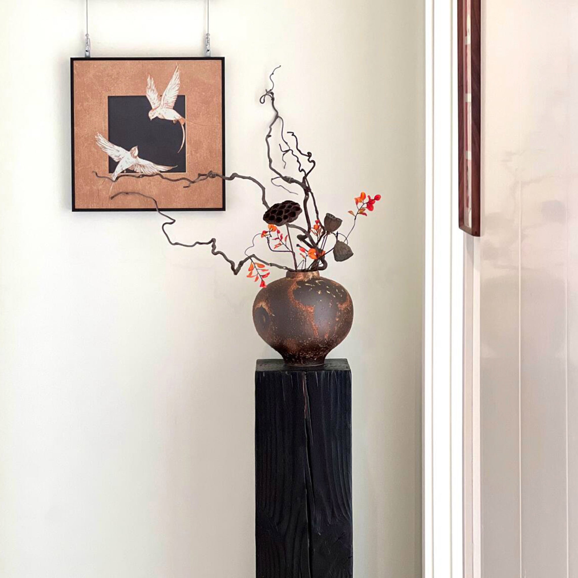 Butterfly Affection and Oriole Sentiment Wall Art 400x400