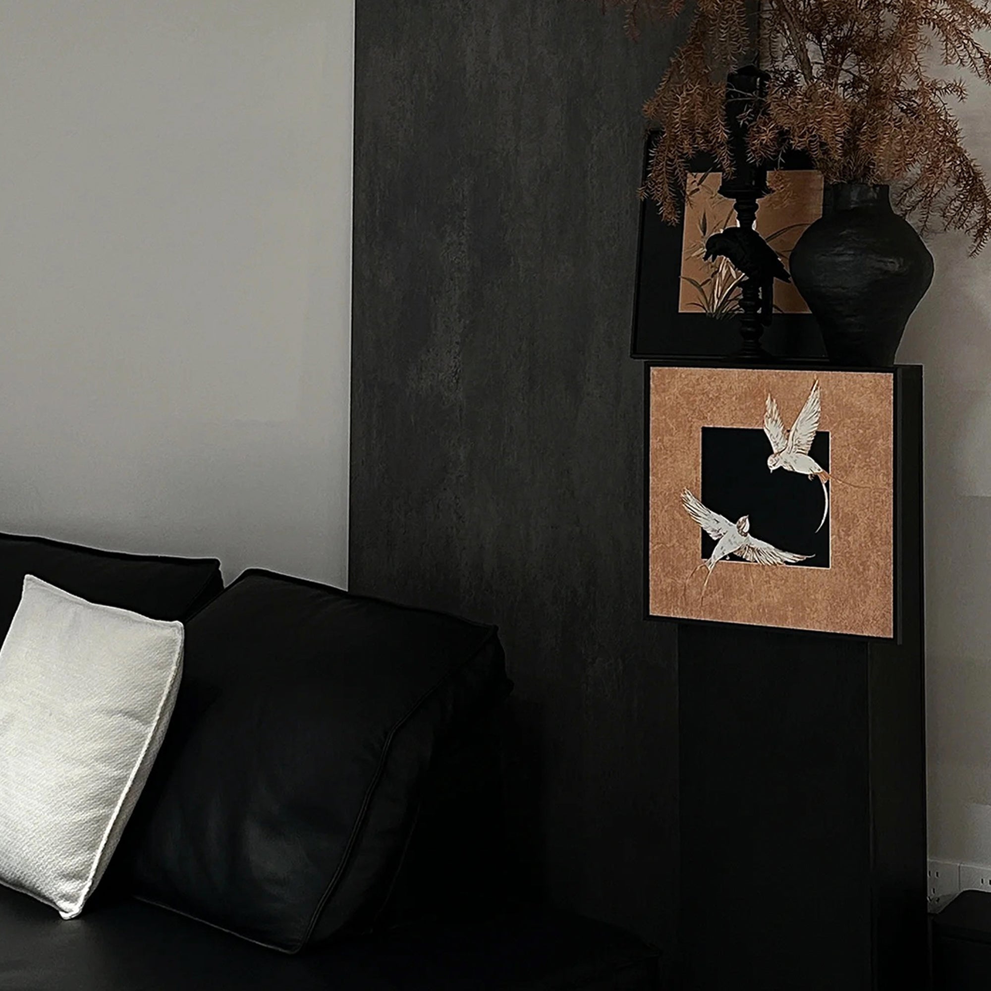 Butterfly Affection and Oriole Sentiment Wall Art 400x400