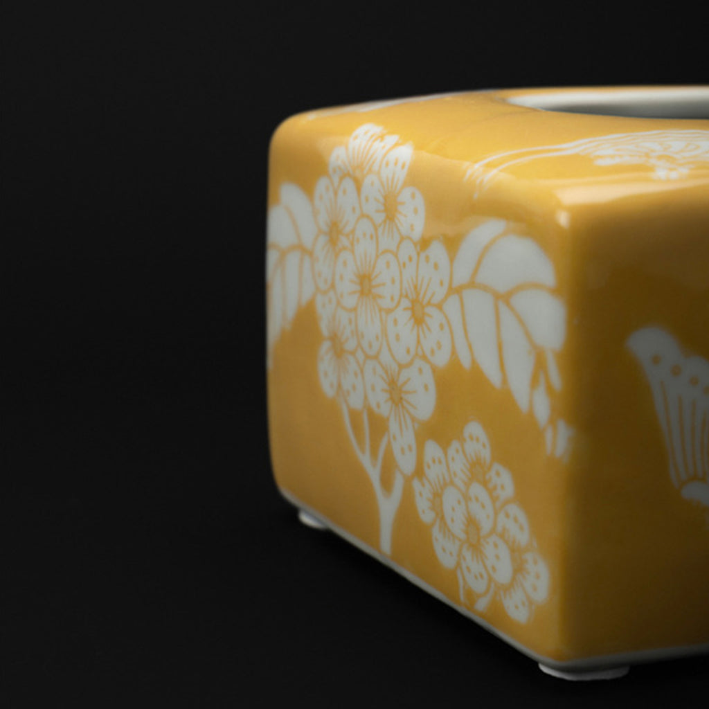 Hand Crafted Porcelain Napkin Box