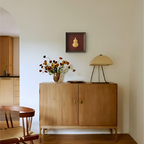 Asian-Inspired Golden Relief Framed Wall Art 215x215