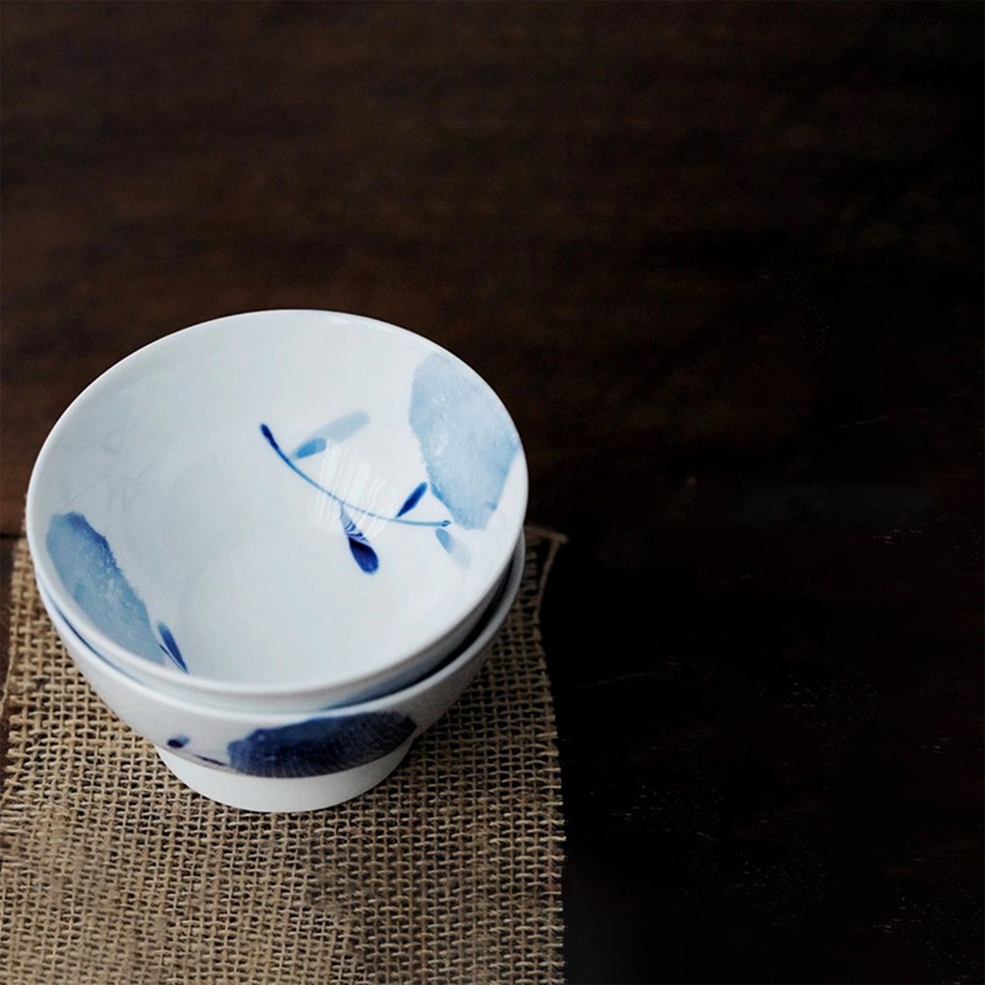 Blue and White Porcelain Reunion Rice Bowl