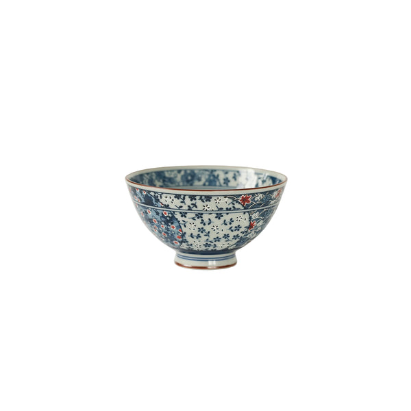 Hand-Painted Antique-Style Maple Bowl