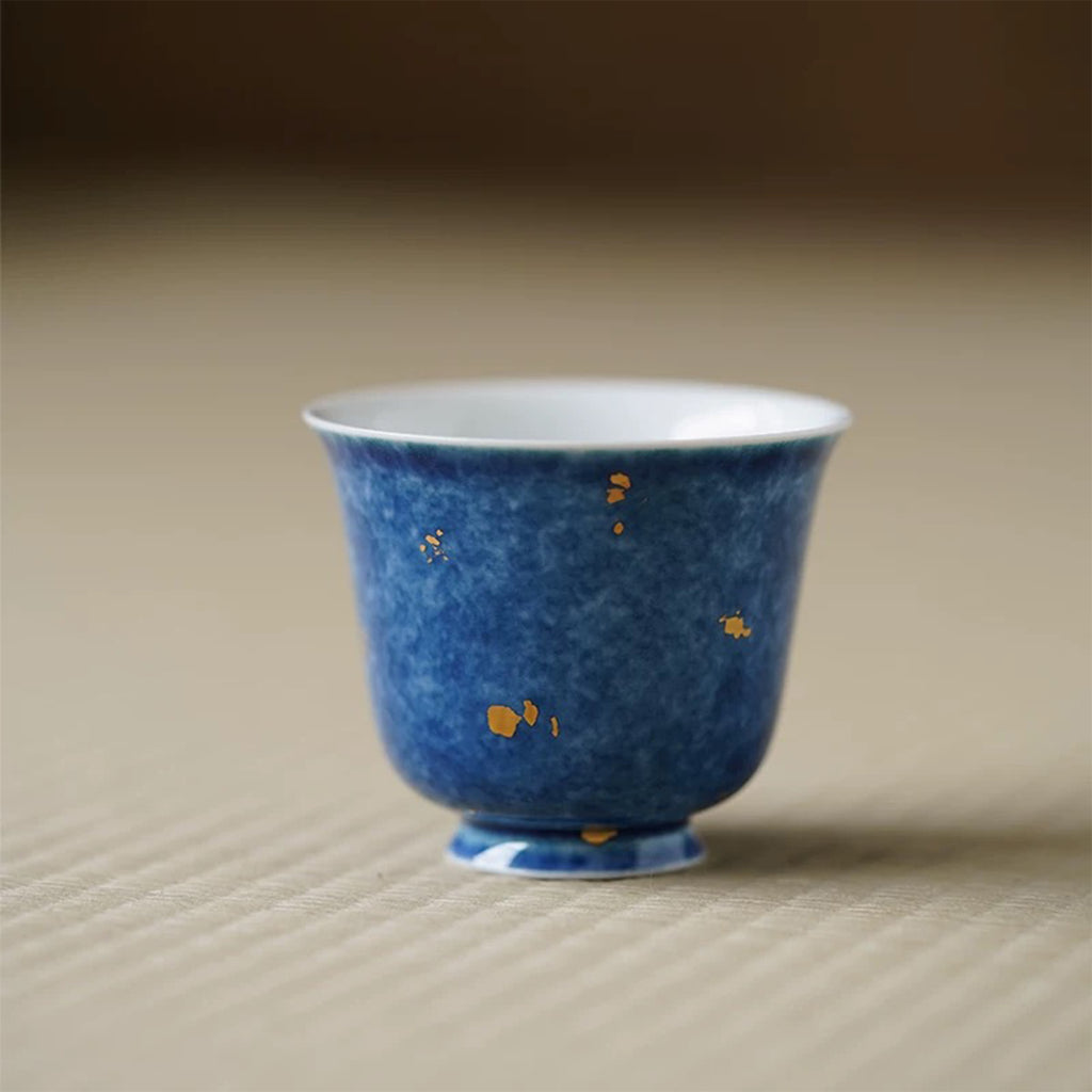 Snowflake Blue Tea Set