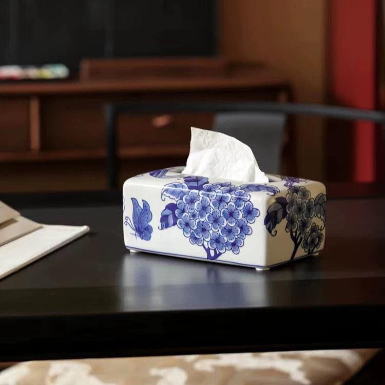 Hand Crafted Porcelain Napkin Box