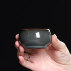 Leaf Crackle Tea Pot Cup Set