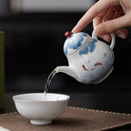 Fish & Lotus Teapot