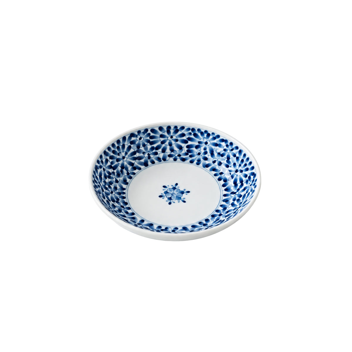 Blue and White Arabesque Deep Porcelain Plate