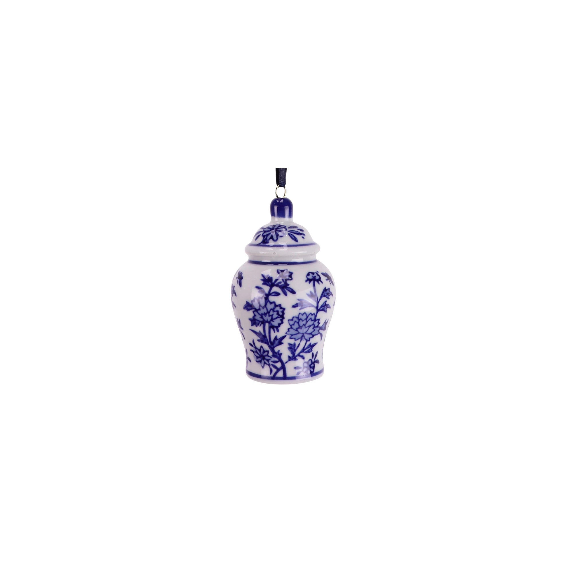 Blue and white porcelain jar - Christmas Tree Ornament