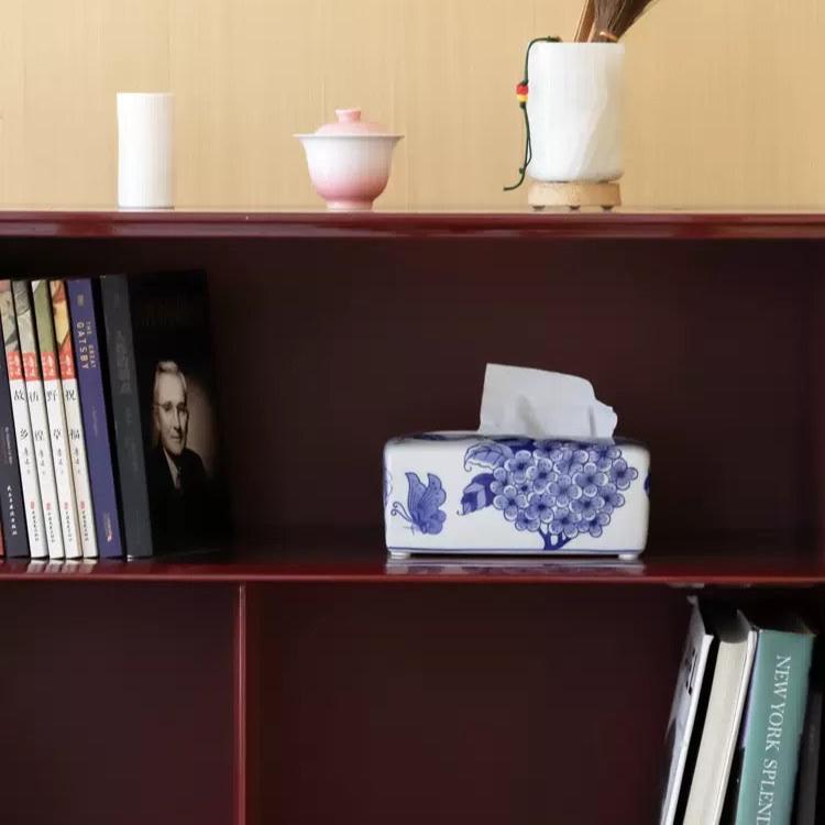 Hand Crafted Porcelain Napkin Box