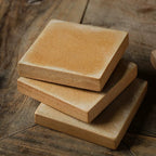 Handpainted Bloom Ceramic Coaster set