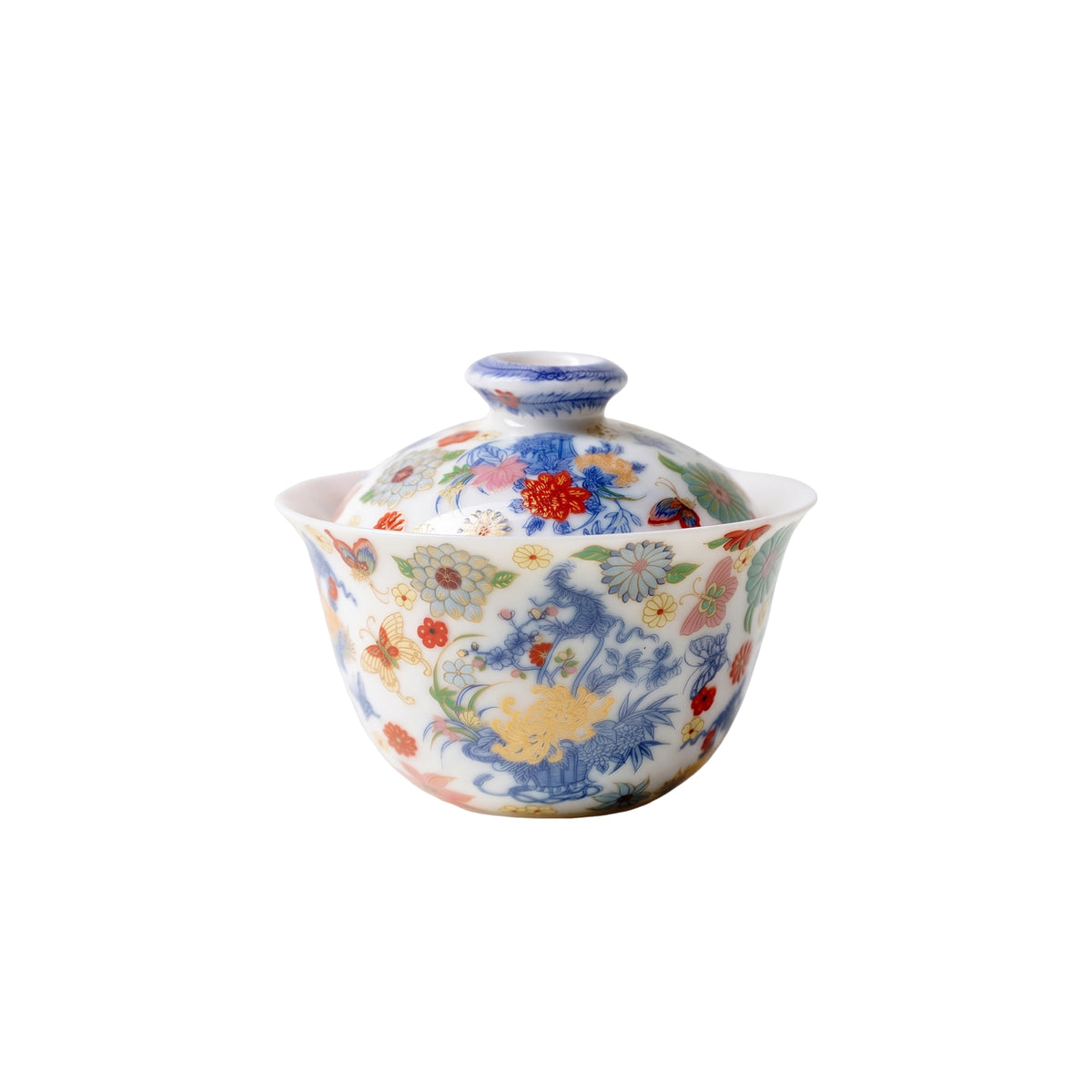 Imperial Garden Bloom Floravale Porcelain Gaiwan