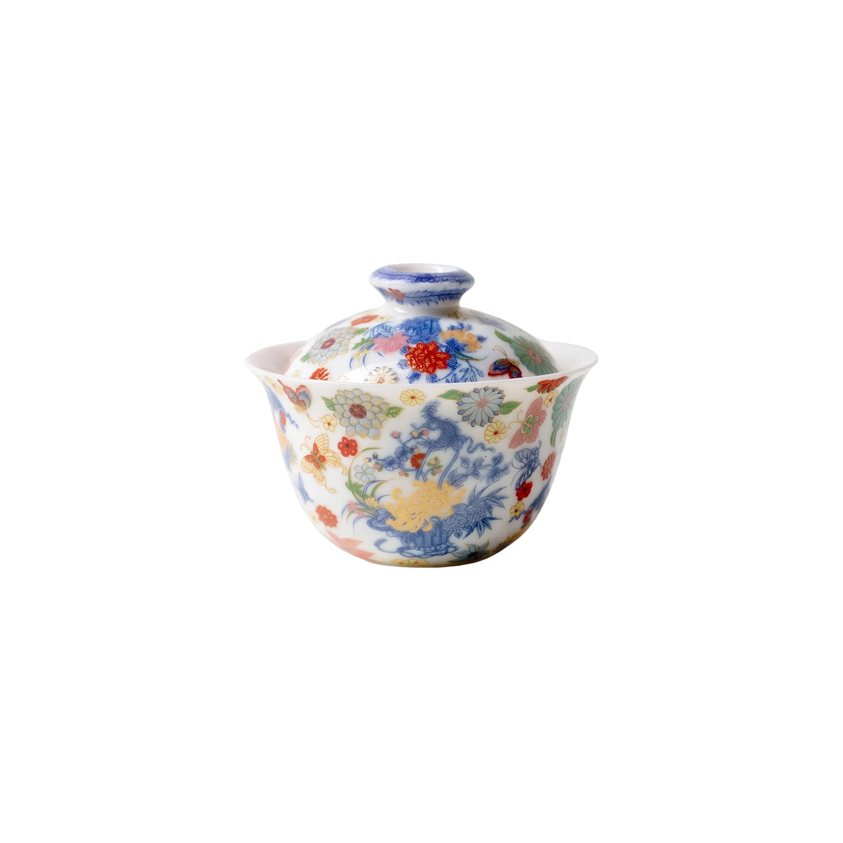 Imperial Garden Bloom Floravale Porcelain Gaiwan
