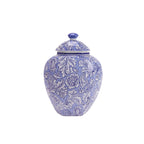 Modern Chinese Blue and White Floral Vase