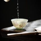 Lotus Charm Hand-Painted Porcelain Cup