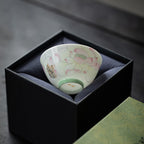 Lotus Charm Hand-Painted Porcelain Cup