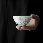Qing Ji Ink Style Porcelain Tea Cup