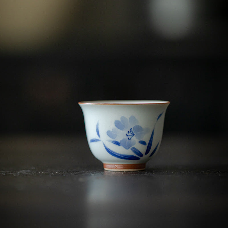 Ci Bamboo Porcelain Tea Bowl Set