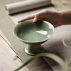 Celadon Plum Fruit/Dessert Plate