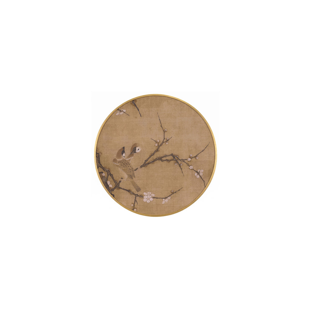 Plumwhisper Round Wall Art  400x400