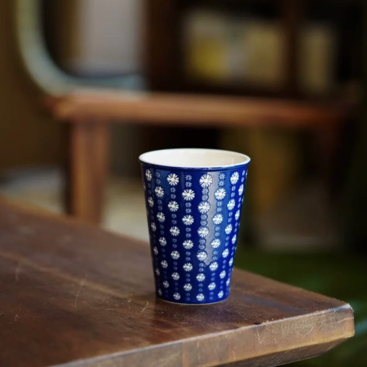 Looffa Underglaze Harmony Cup - Blue Celestial Blossom Edition
