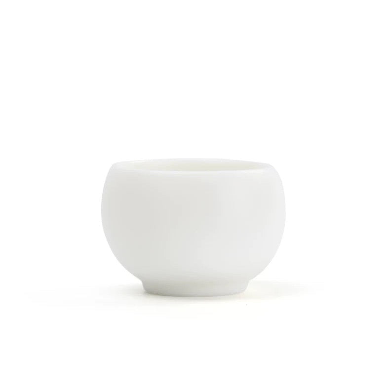 Jade Snow Gongfu Tea Set – 11-Piece White Porcelain Collection