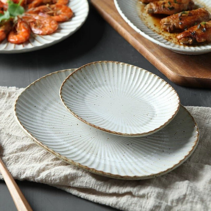 Daisy Oval Plate - Ci Porcelain