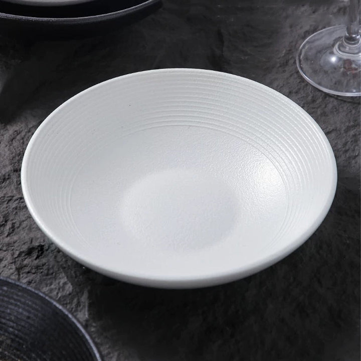 Fine Thread Matte Plate - Ci Porcelain