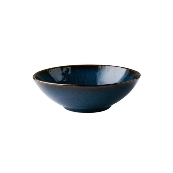 Kiln-Change Blue Tall Bowl